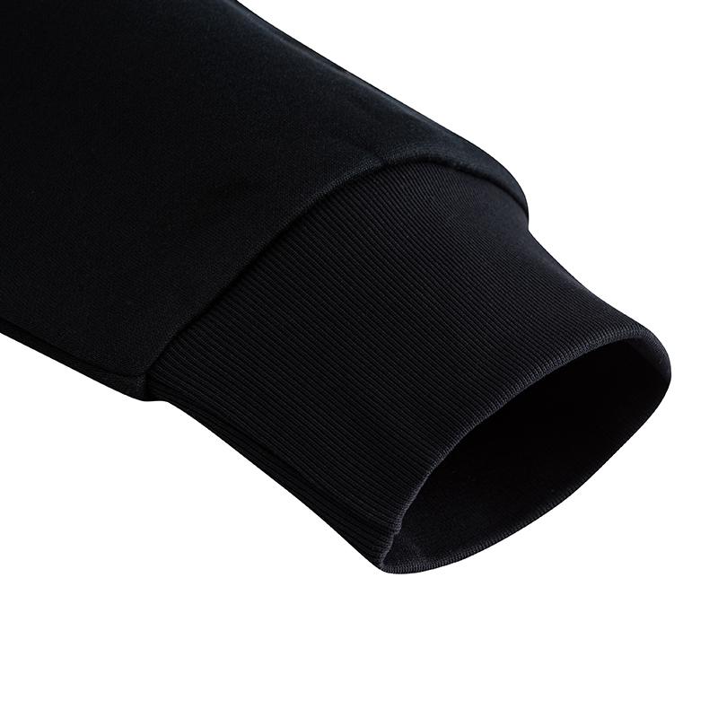 Anta Autumn Fleece Crewneck Sweatshirt Men tops Black 952548708-3