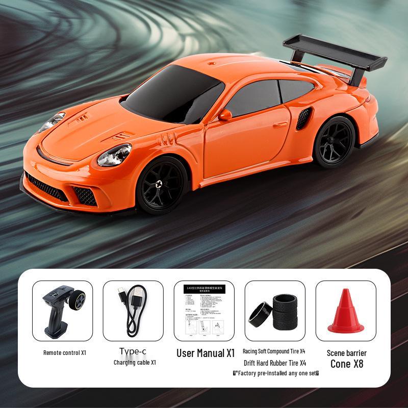 1:43 Scale Drift RC Car - Four-Wheel Drive, Indoor Mini Toy for Kids