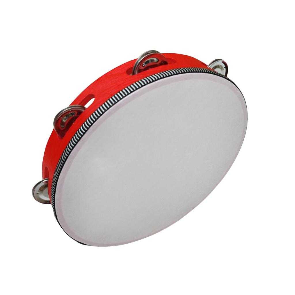 Tambourine, Orff Percussion, Children's Tambourine, Cultivating Children's Sense Of Music, Adding Fun To Children's Musical Instruments (red)