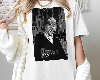 The Elephant Man V15 Natural T Shirt Movie Poster Retro Vintage Cotton Men's Women's Gift Present