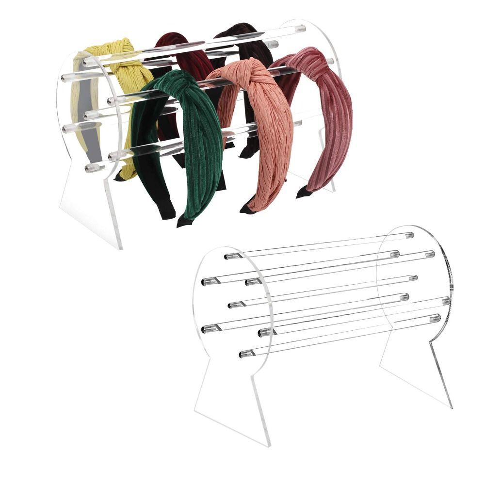 1/2 Layers Hairband Display Stand 360 Rotation Hair Hoop Holder Shelf  Bracelets