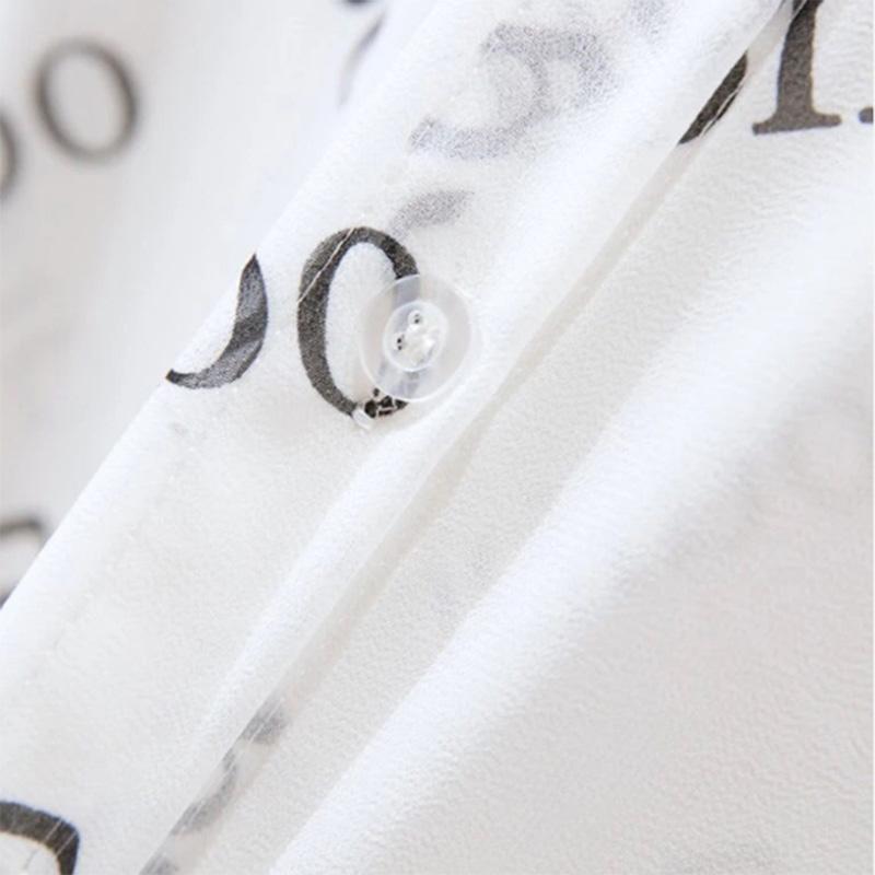 Chiffon Sun Protection Clothing Women's Loose Summer Solid Color Letters Wild Thin Coat Long-sleeved Air-conditioning Cardigan