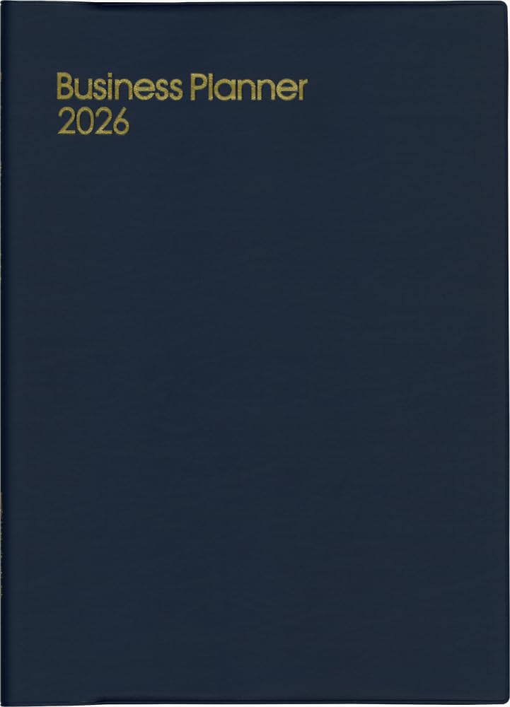Hakubunkan 2026 B5 Weekly Business Navy 72 January Planner, Blue, No. (Starts 2026)