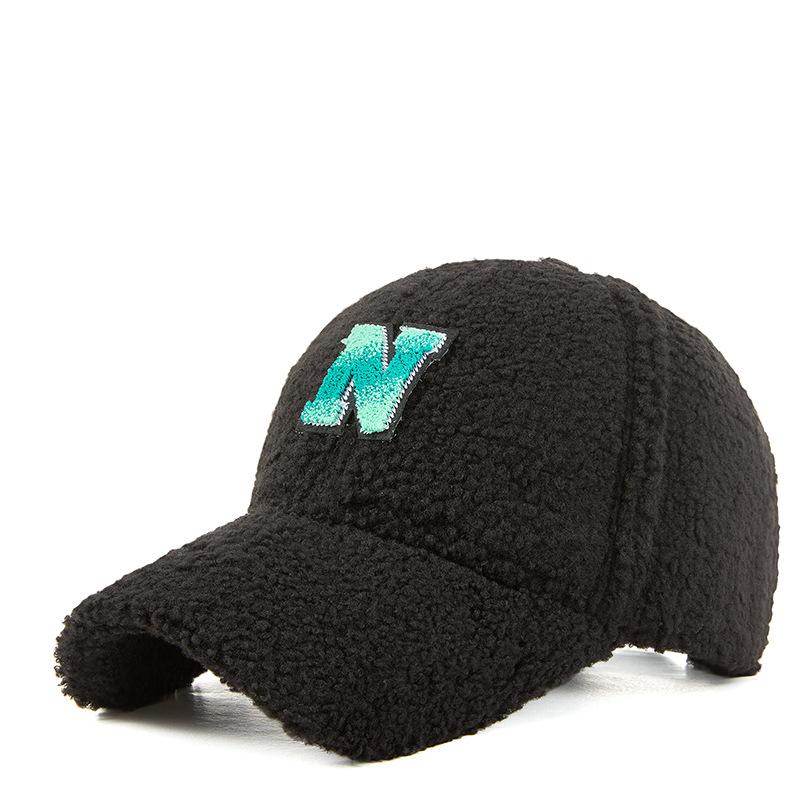 

Осенне-зимний тренд бейсболки из овечьей шерсти для мужчин и женщин для катания на открытом воздухе, ветрозащитные и теплые кепки с козырьком