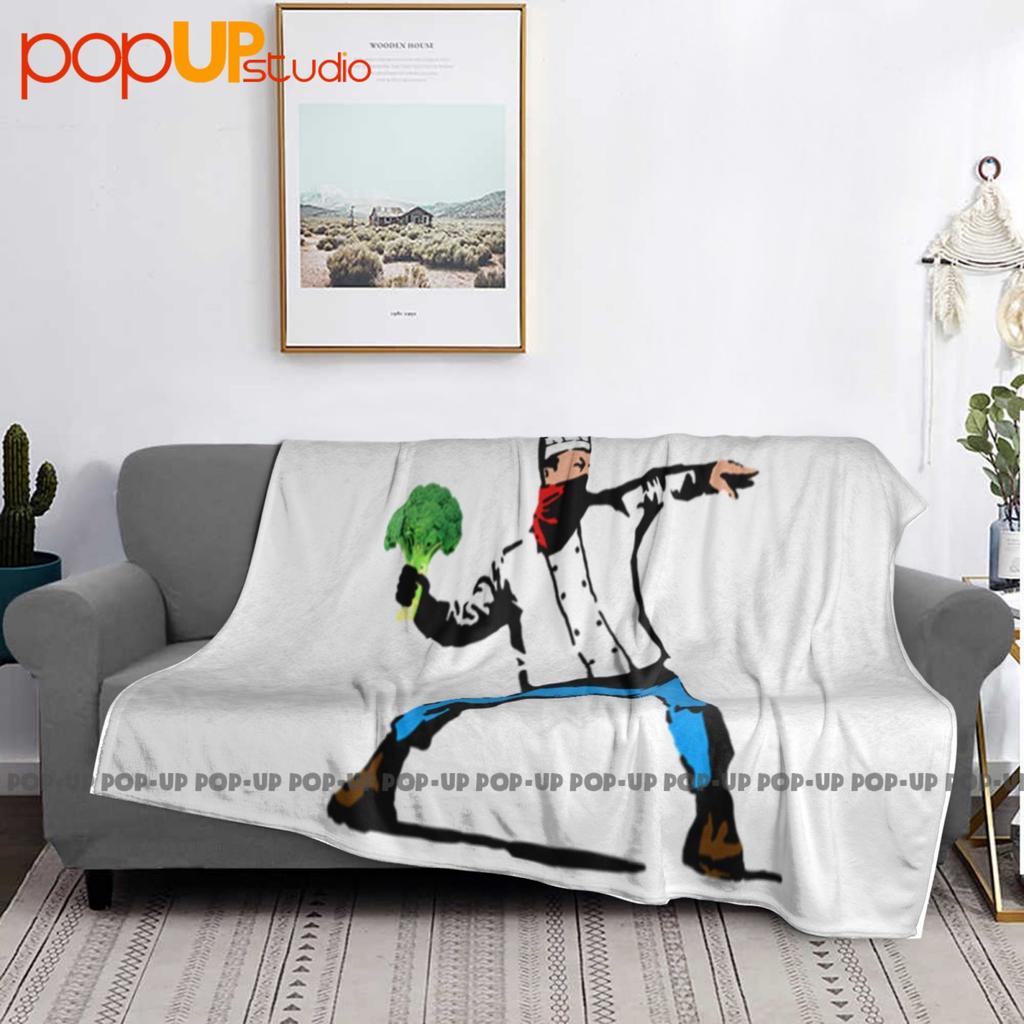 Banksy Chef Bomber Urban Art Restaurant Cuisine Ultra-Soft Blanket Quilt Winter Sofa Cover Bed Covers