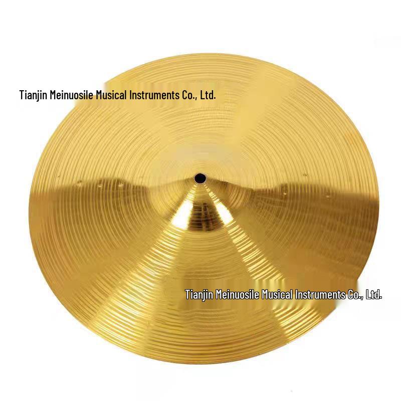 18" Heavy Crash Cymbal & 20" Hi-Hats with Suspended Crash, Oblique Cymbal Stand, and Holder.