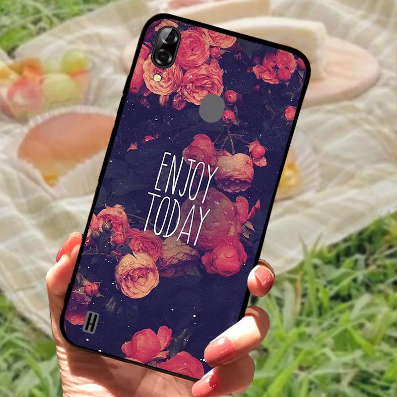 Case For Blackview A60 Cover Silicone Marble Cat Lion TPU Black Soft Covers for Blackview A60 A 60 Bags