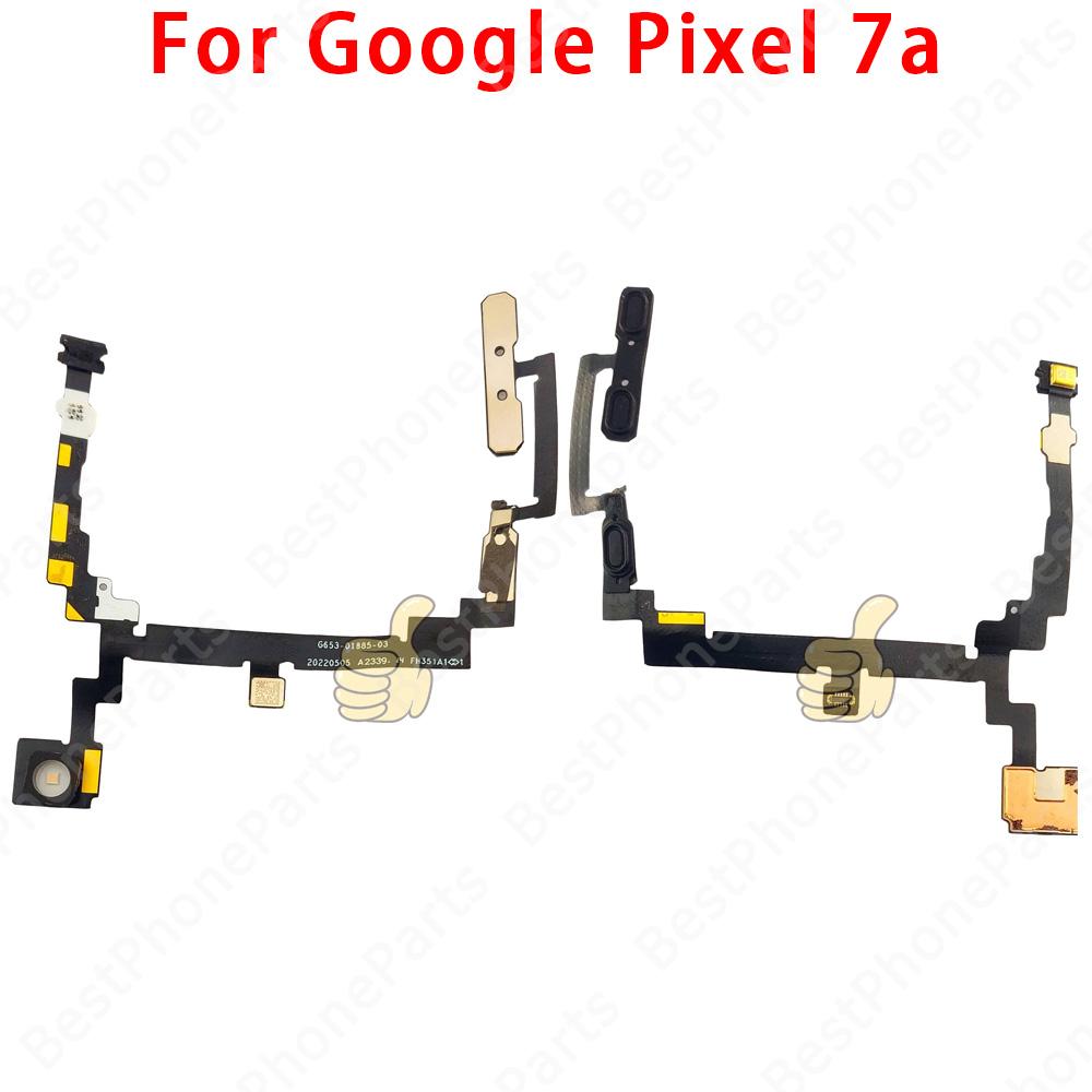 For Google Pixel 6 7 6a 7a Pro Pixel6 Pixel6a Pixel7 Pixel7a 7Pro Side Button Switch Volume Key Power On Off Flex Cable Parts