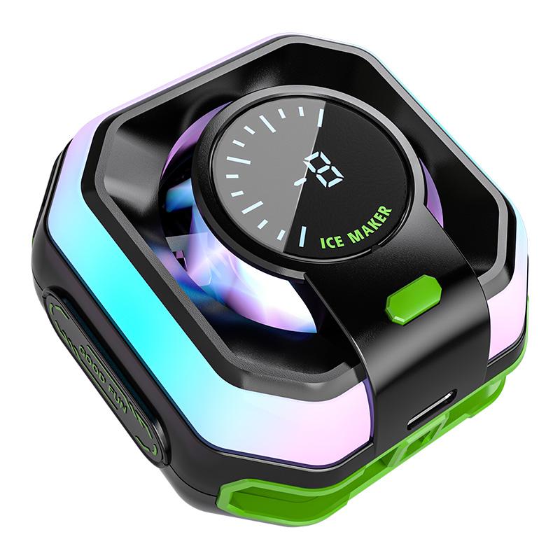 

2025 NEW Mobile Phone Magnetic Semiconductor Cooling Fan Radiator HK-5 PRO for IPhone Android Tablet Universal PUBG Game Cooler HK-5 Pro(JS86)