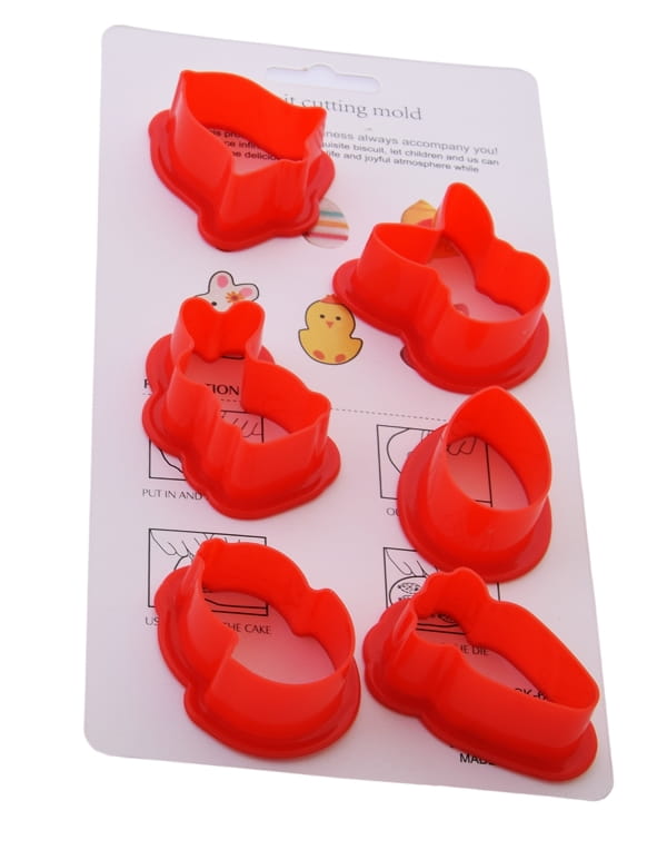 Easter Cookie Cutters 6 Pieces