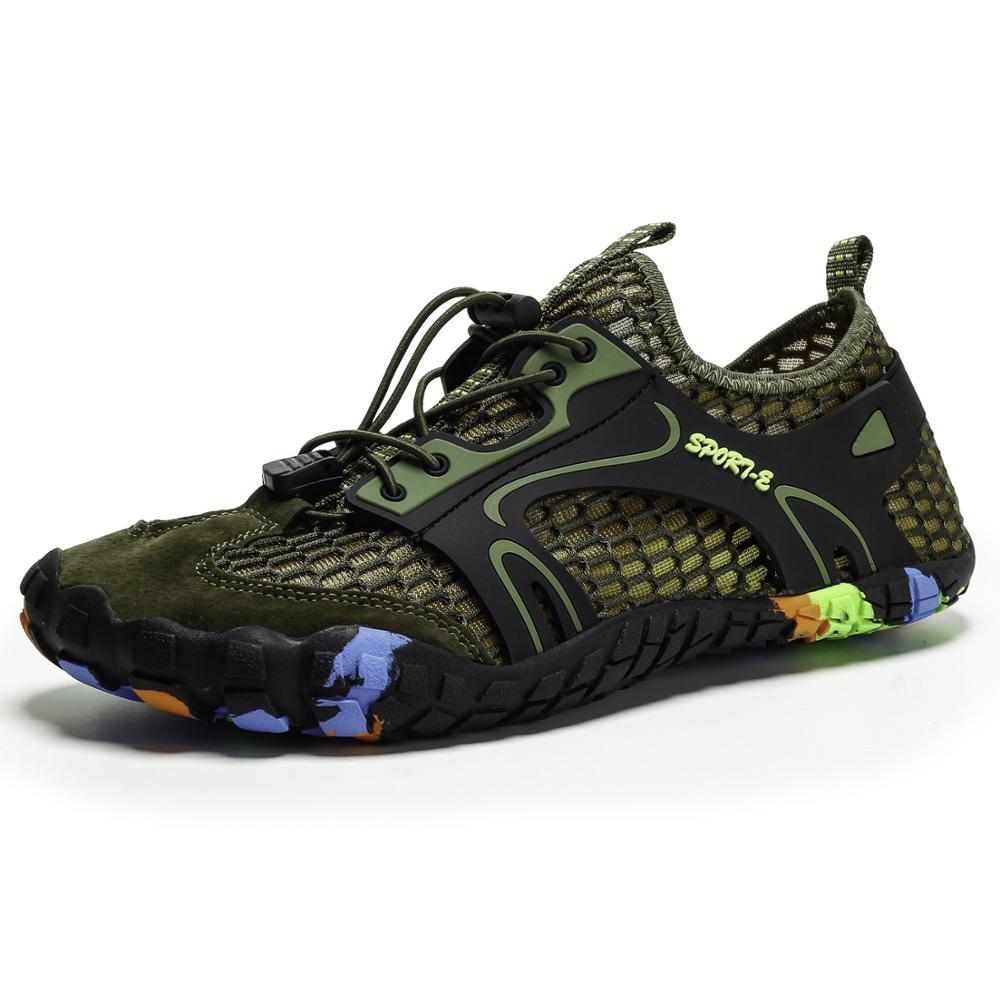 Mesh Aqua Shoes Unisex Upstream Water Sports Sneakers Non-Slip Breathable Climbing Hiking Shoes Outdoor Sneakers Shoes Men Women