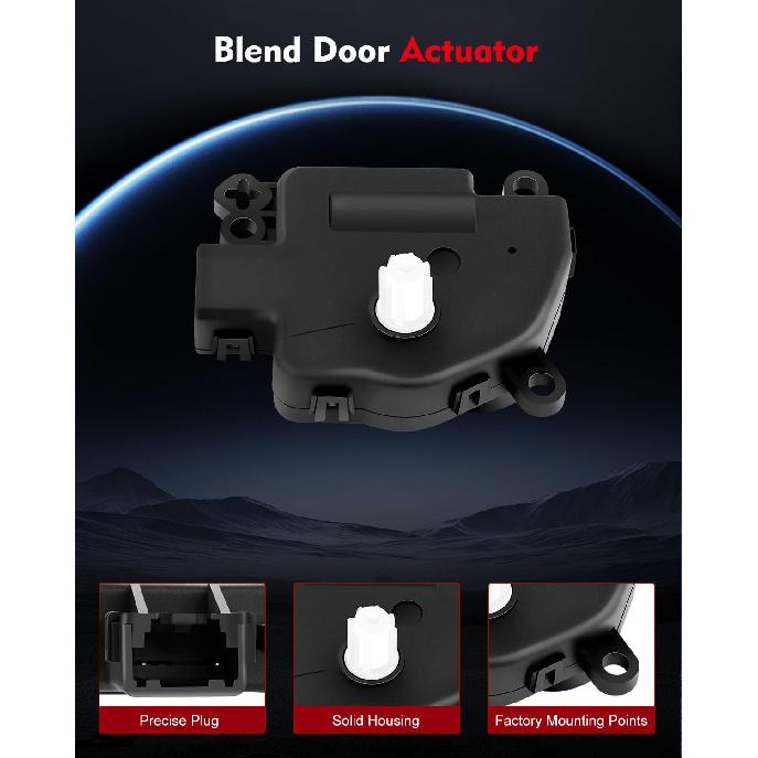 2PCS Air Door Actuator A/C HAVC Heater Blend Door Actuator Fit for 2008-2015 for Dodge for Charger,2008-2010 for Dodge for Dakota,2008-2016 for Dodge