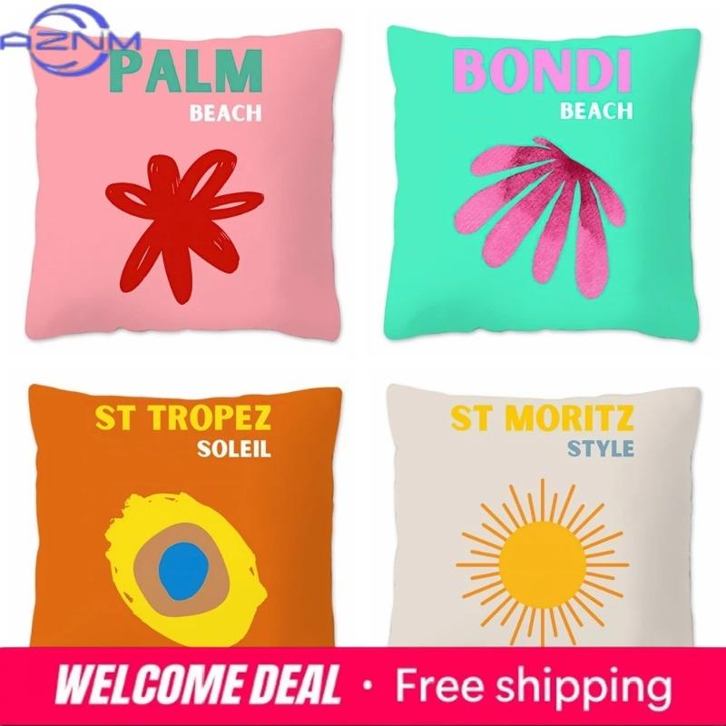 Luxury Home Decor Pillow Cover Abstract Lemon Cartoon Office Sofa Car Cushion Cover