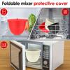 3Pcs Silicone Mixer Liner Foldable Silicone Mixer Bowl Liner with Lid Stackable Mixer Bowl Liners for  Qt Tilt Head Stand Mixers