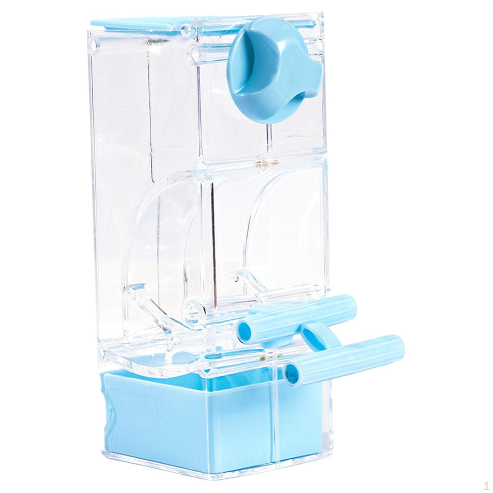 

Автоматическая кормушка для птиц, прозрачная клетка для попугаев, контейнер для семян, попугай для синий