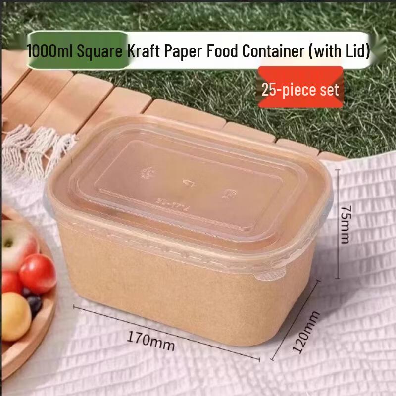 Qiwei Disposable Food Grade Paper Bowls with Lids
