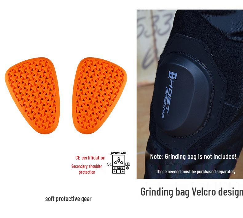 Sommar-nätmotorcykelracingbyxor för män med skyddsutrustning, andningsbara och fallsäkra