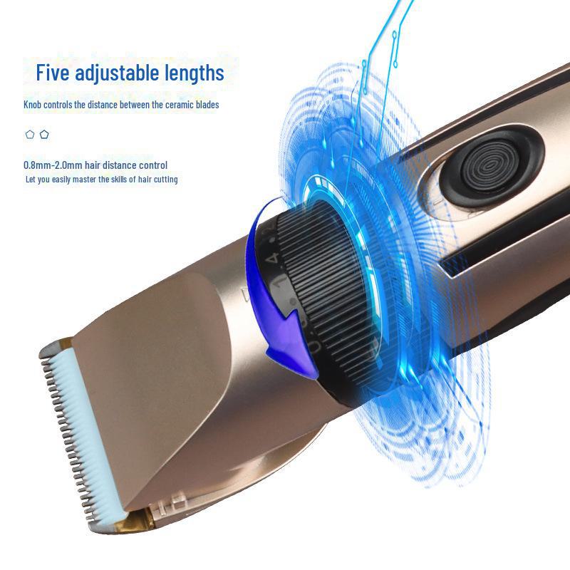 Electric Hair Clipper for Infants with Ceramic Blade - Household Spot Five-Speed Fine-Tuning Clipper for Young Children