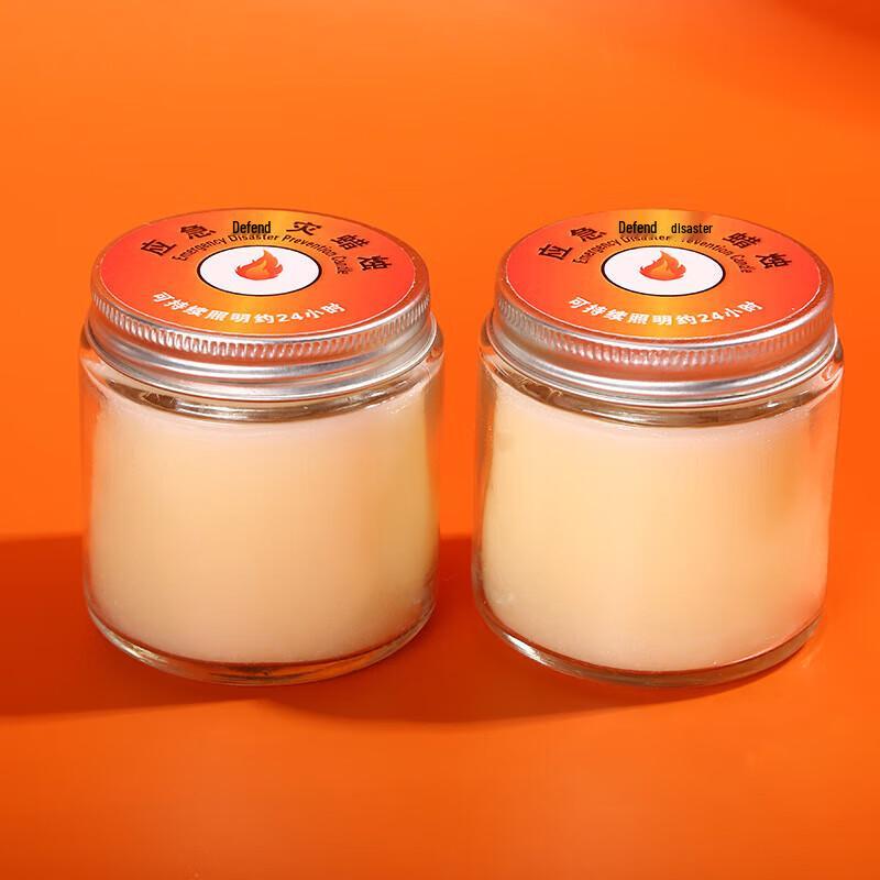 Emergency & Outdoor 24-Hour Windproof Smokeless Candle