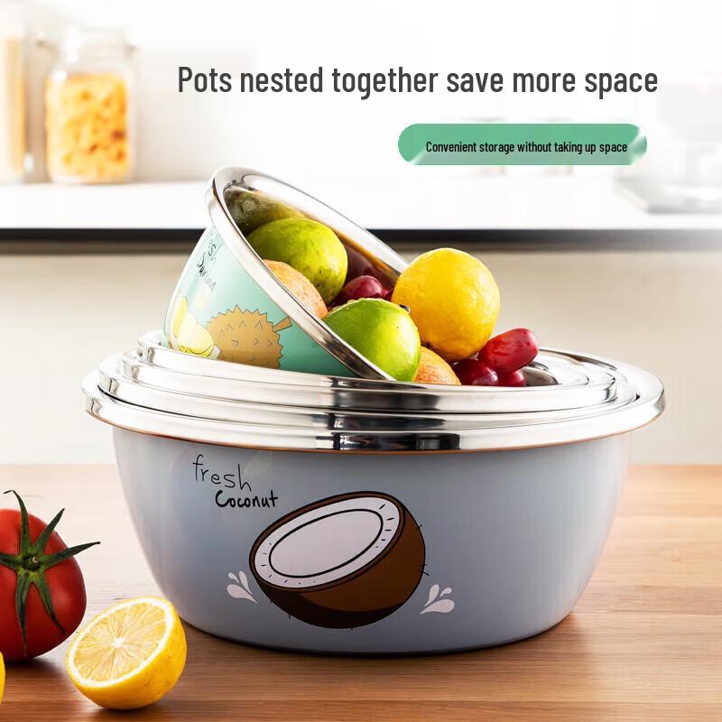 Meichu Stainless Steel Cartoon Condiment Bowl Set