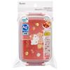 Skater Children's Lunch Box, 450ml, with a Soft Dome-Shaped Lid, Single Tier, Made in Japan, Sanrio Hello Kitty Big Ribbon, Girl's, RBF3ANAG-A