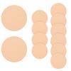 Jeffdad 12 Pcs Round Makeup Sponges, Facial Powder Puff Cosmetic Sponge Round Foam Pad Beauty Makeup Eye Foundation Powder Blender for All Skin Types