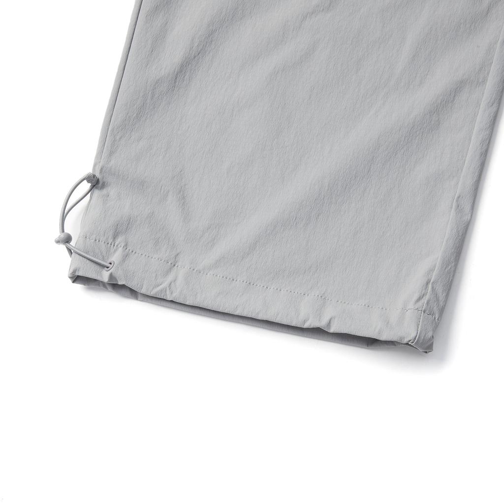 Li Ning Wade Series Casual Simple Solid Color Straight Loose Knit Sports Pants Men Pants Geological-Gray AKXV017-2