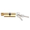 Cylinder Lock Door Locker Core Home Security System Tool Aluminum with Key for Cabinet Mailbox Drawer CupboardGold