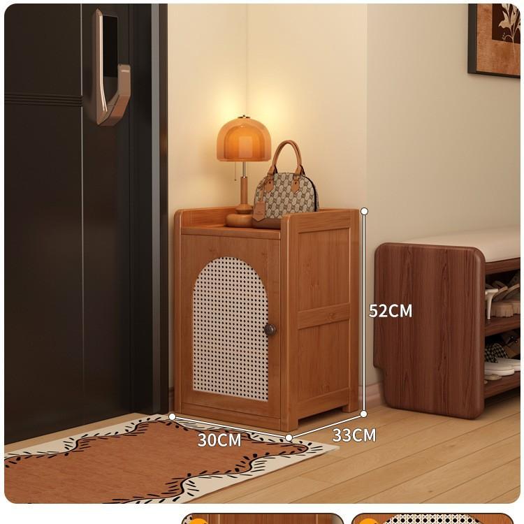 Narrow Shoe Rack, Dust-proof Shoe Cabinet for Rental Homes, Multi-layer Indoor Storage Cabinet, Wall-mounted Design