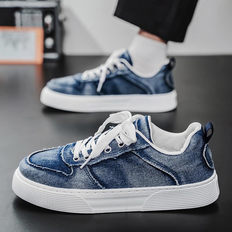 Men'S Casual Sneakers, Trendy, Versatile, Fashionable, Durable, Skateboarding Shoes, Canvas Shoes, Large Size