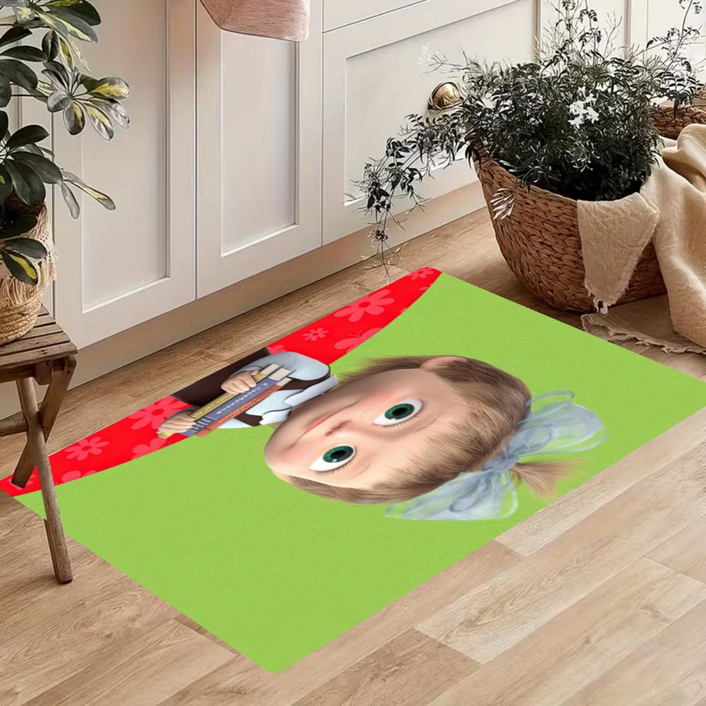 Masha Bear Kitchen Carpet Nonslip Floor Mat Ideal For Indoor And Outdoor Entryway Door Mat Laundry Room Bathroom Foot Mat