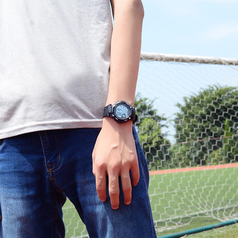 C02 Children's Electronic Watches Kids Boys' Student Sports Waterproof LED Alarm Clock Calendar Men's Digit Smart Watch