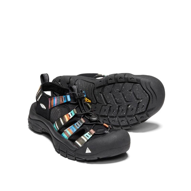 Keen Newport H2 Fabric Slip Resistant Support River Trekking Shoes Women's Black 1003480