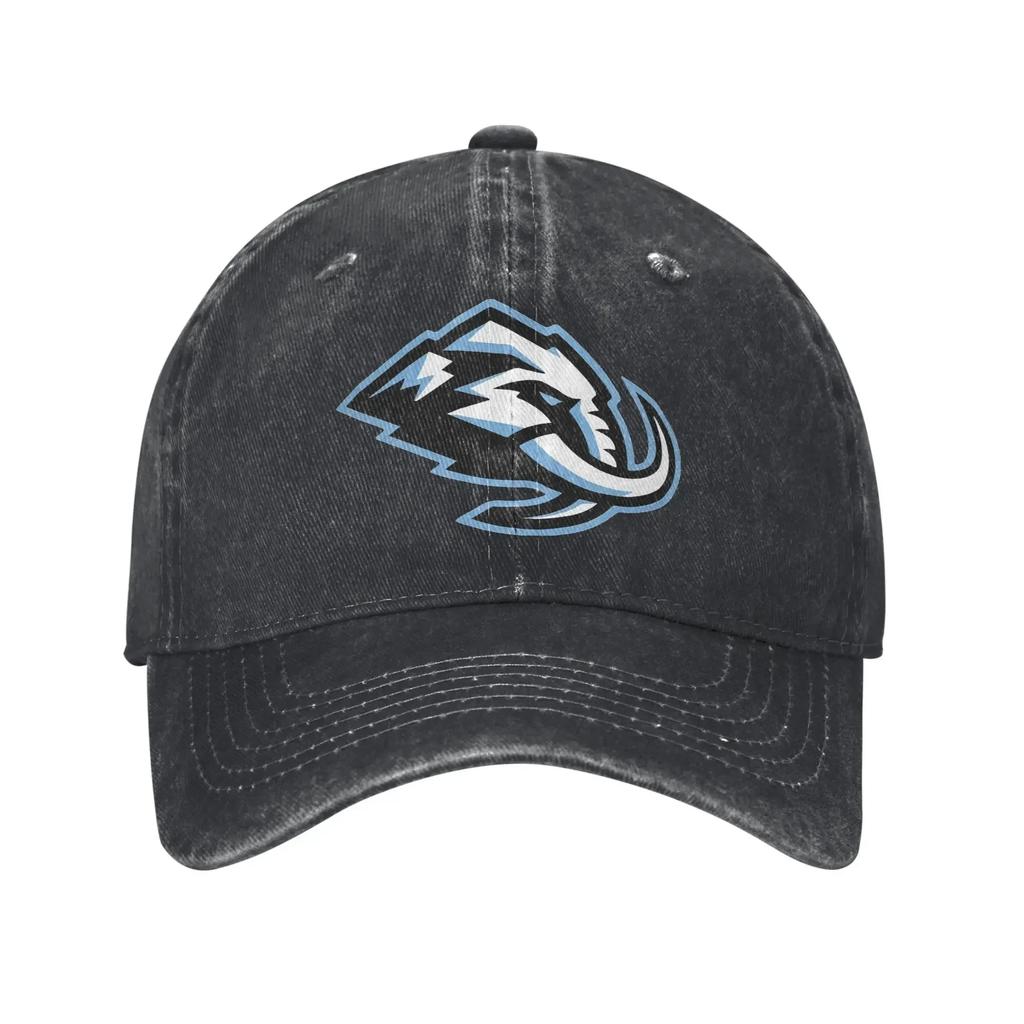 Mode Hockey Team Mammuthus Baseballkappe Unisex Stil Used Look Gewaschen Kopfbedeckung Outdoor Sommer Unstrukturiert Weiche Kappen Hut