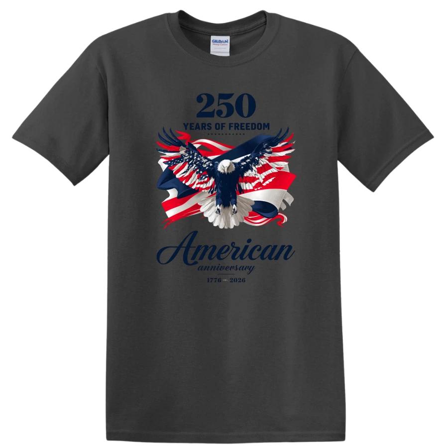 Land Of The Free T Shirt Eagle American 250th Anniversary 1776 2026 Flag USA Tee M