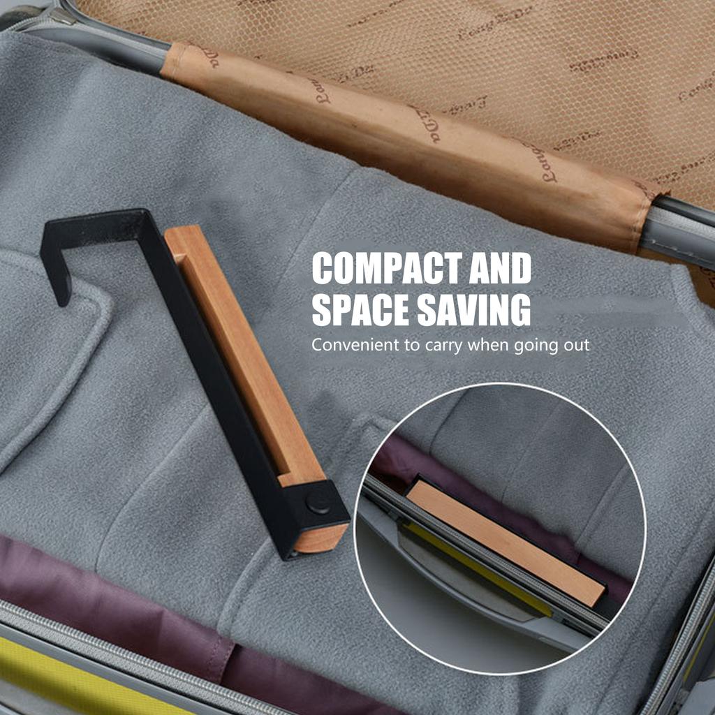 Over The Door Hook Hanger Folding Drying Rack Space Saving Hanging Rack for Laundry Bathroom Bedroom Travel Hangers