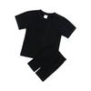 Kid Patriotic Outfit - Short Sleeve & Shorts 2-Piece Set For Girl