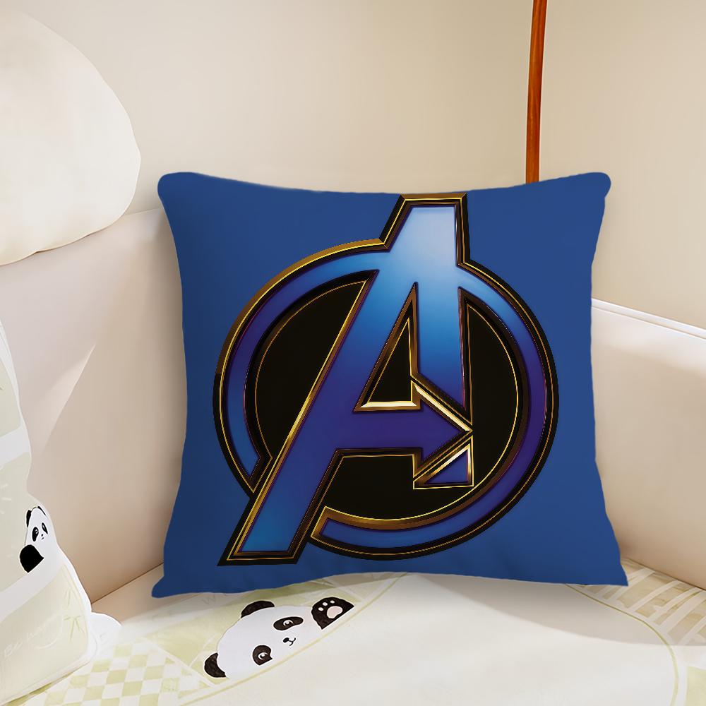 Cool Anime Comfortable Soft Logo Pillow Case The for Sofa Living Room A-Avengers Home Office Decor Protective Covers M-MARVELs