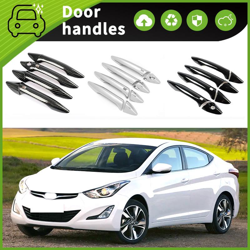 Pasuje na 11-15 Hyundai Elantra MD: Příslušenství proti poškrábání pro kliky a prohlubně dveří automobilu