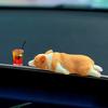 Ozdoba do auta Corgi Roztomilý Mini Spící Corgi Dekorace do auta Ozdoba na středovou konzoli Dárek pro milovníky aut a domácích mazlíčků