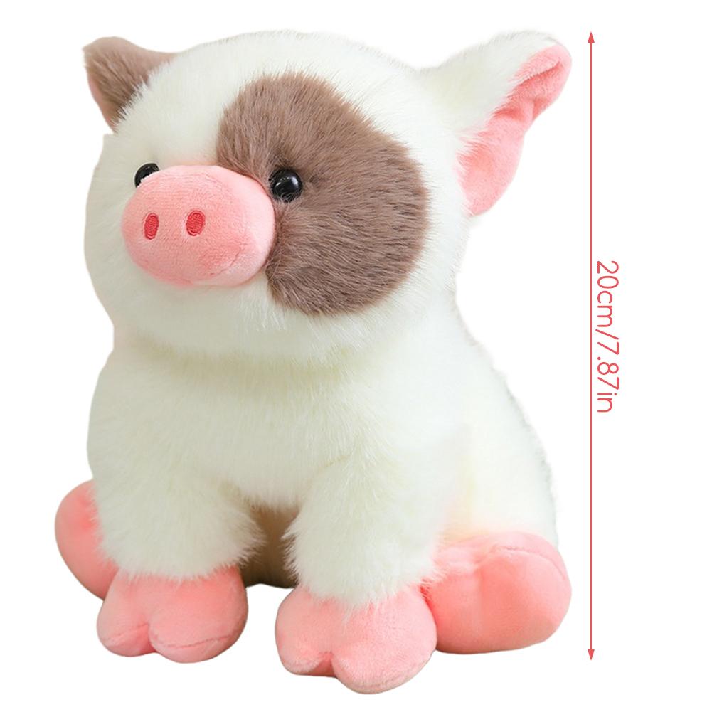 20cm Pig Cuddly Toy Premium PP Cotton Skin-Friendly. For Kids Girls
