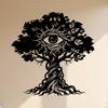 Life Tree Metal Wall Art 23.62 Inch Iron Wall Decor for Living Room Outdoor Christmas Birthday Gift