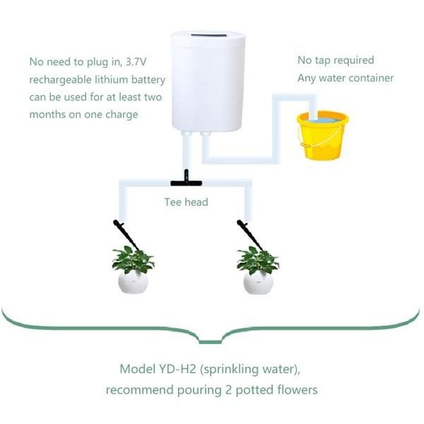 New 8/4/2 Head Automatic Watering Controller Drip Irrigation System Garden Home Flowers Plants Self Water Kit Timer System Outdoor