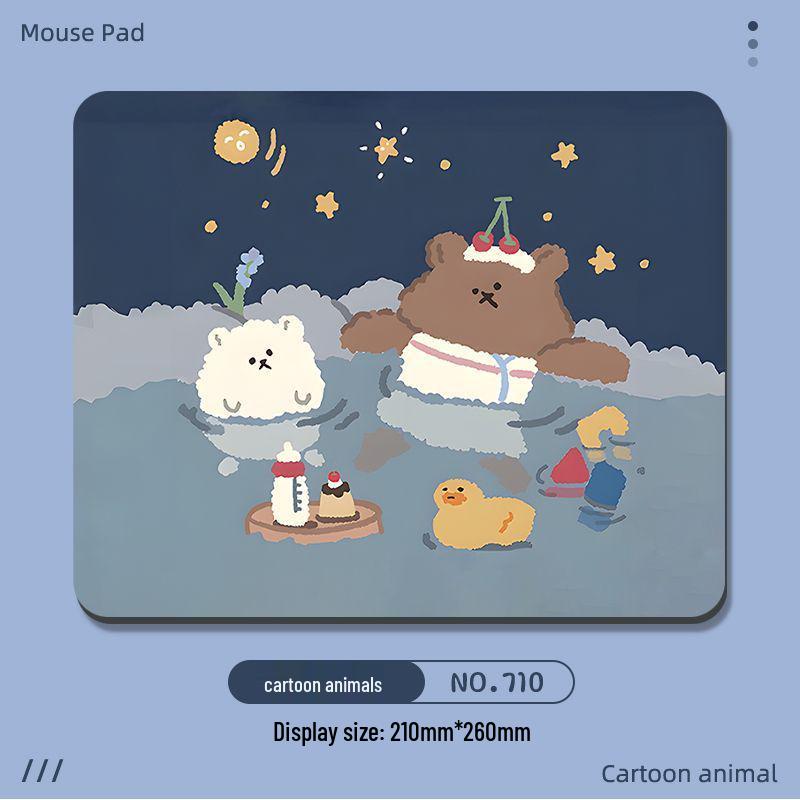 

Милий мультяшний килимок для миші з підставкою для рук - Маленький і товстий для настільного комп ютера та ноутбука 210x260mm, 3mm thick