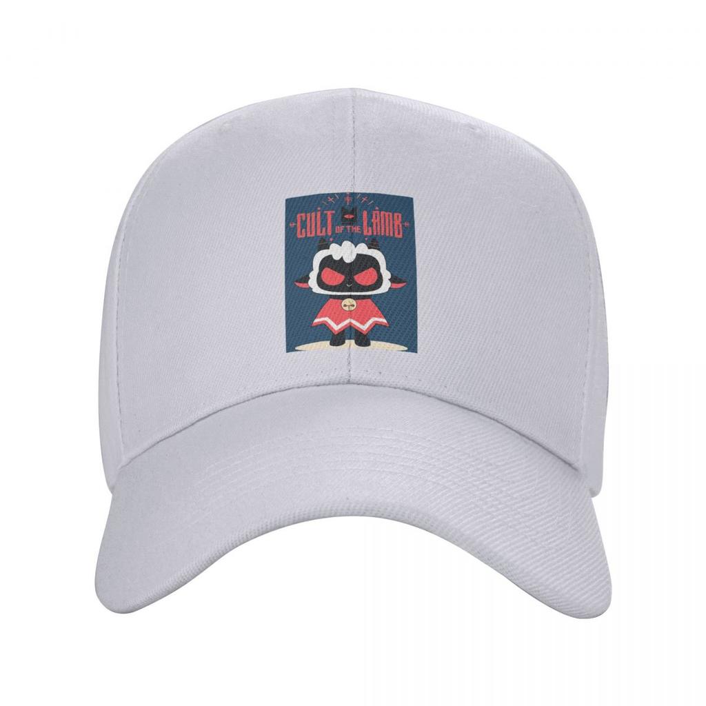 Cult Of The Lamb Goat Game Cartoon Baseball Caps Fashion Men Women Hats Casual Cap Sports Baseball Hat Casquette