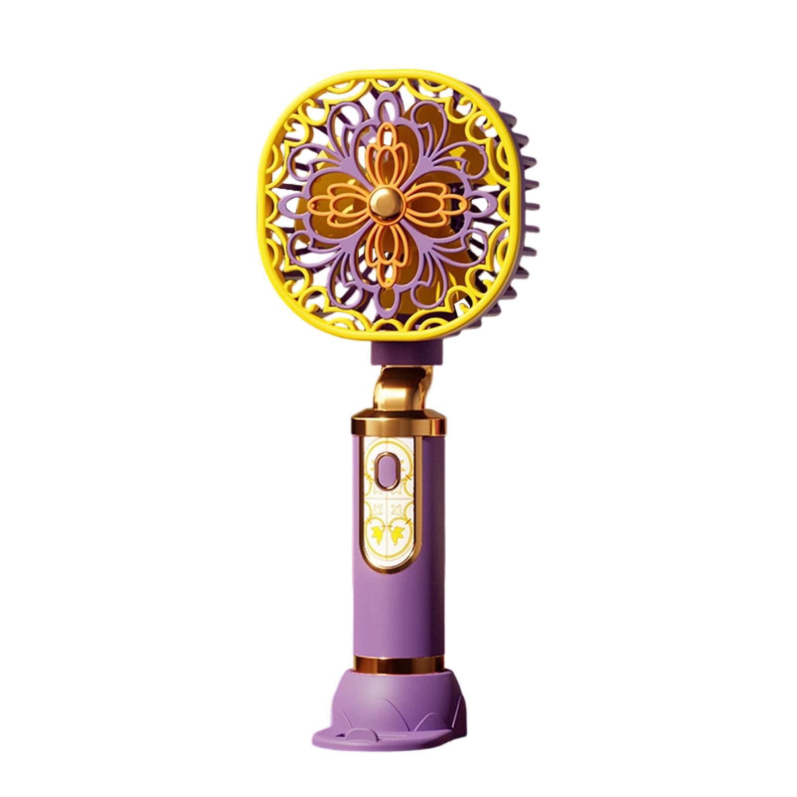 

Desktop Fan, Rechargeable, Suitable For Dormitories, Desks, And Outdoor Use Portable Handheld Fan. One Size фиолетовый