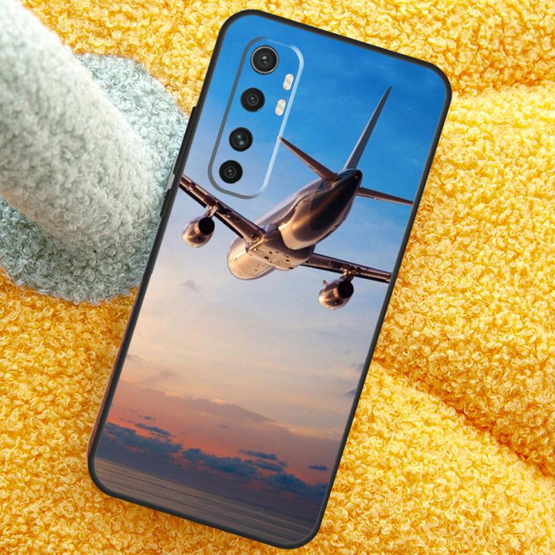 Airplane Flying Into The Sunset Case For Xiaomi 17 Pro Max 13 14 15 Ultra 13T 14T 15T Cover For POCO X7 X5 X6 F5 F6 F7 F8 Pro