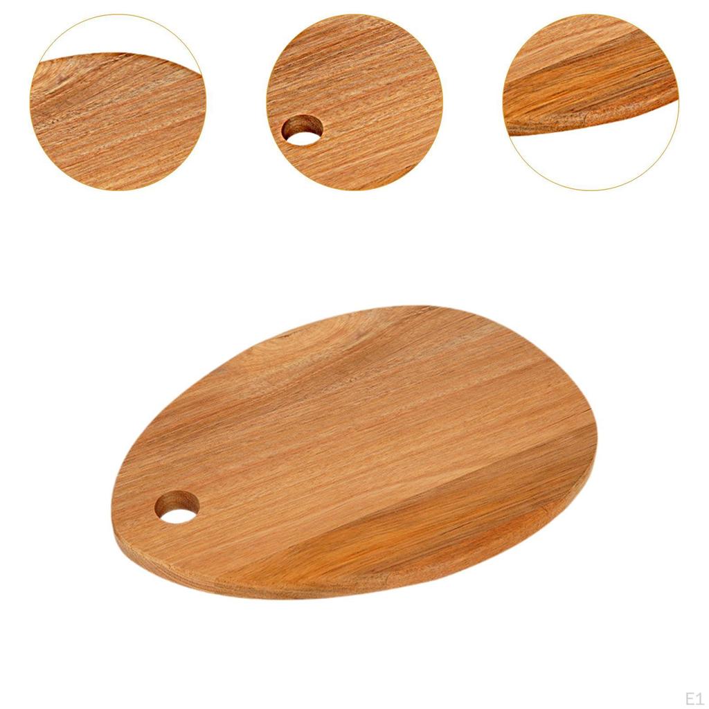 Wooden Cutting Board,Chopping Board,for Fruit Vegetable Meat,Household with Hanging Hole Vegetables