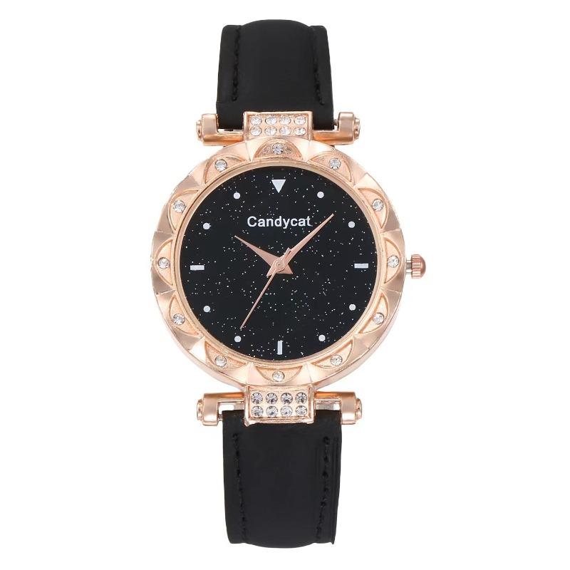 Starry Sky Watch Women's Fashion Trend Simple Casual Women's Watch Student Two-piece Gift Watch