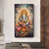 Hinduismus Ganesha Leinwand Malerei Religiöse Elefant Gott Druck Poster Wand Kunst Veranda Hause Dekoration Cuadros Kein Rahmen